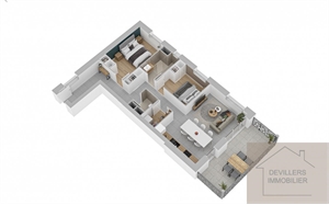 appartement neuf à la vente -   25720  AVANNE AVENEY, surface 72 m2 vente appartement neuf - UBI412032977